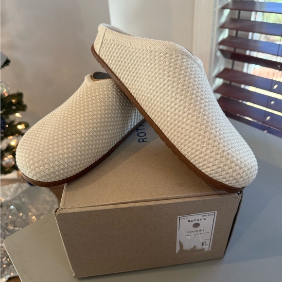 Rothy’s size 10 new in box coconut hemp casual clog - Picture 1 of 10